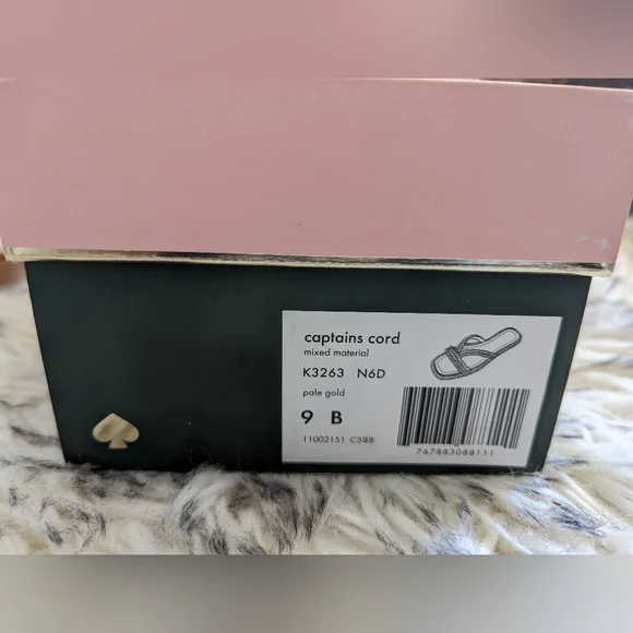 Kate Spade Captain's Cord Slide Sandals With Box Size 9 - Limited Time Sale - Picture 4 of 4